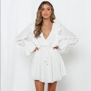 NWT White Boho Dress